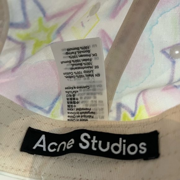 Acne Studio Star Pattern Cap - Picture 4 of 6